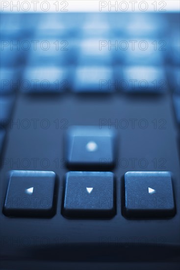 Detail of computer keyboard.