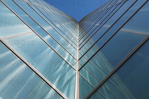 Close up of modern architecture. Photo : Alan Schein