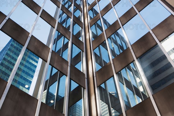 Close up of modern architecture. Photo : Alan Schein