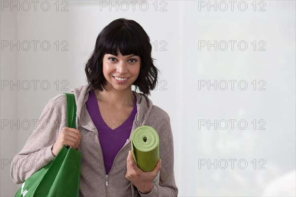 Portrait of young woman going for fitness. Photo: Dan Bannister