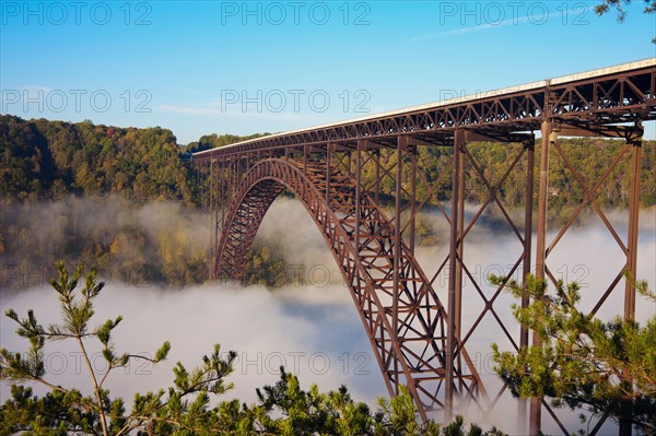 Bridge in fog. Photo : Henryk Sadura