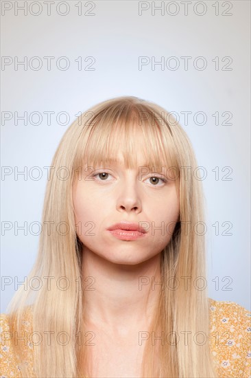 Portrait of sad woman. Photo : Rob Lewine