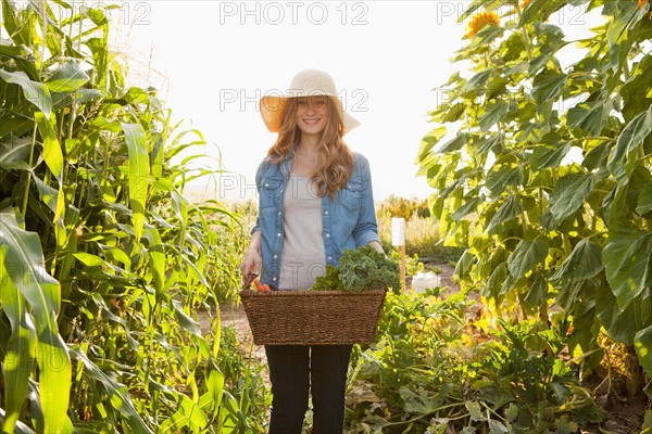 Young woman gardening. Photo: Jessica Peterson
