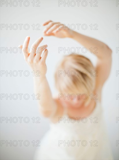 Studio Shot of dancing woman. Photo: Jessica Peterson