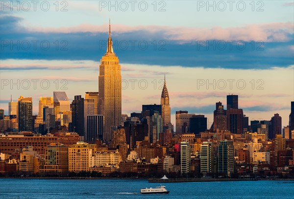 Skyline with Empire State Building.