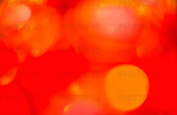 Defocused red lights.