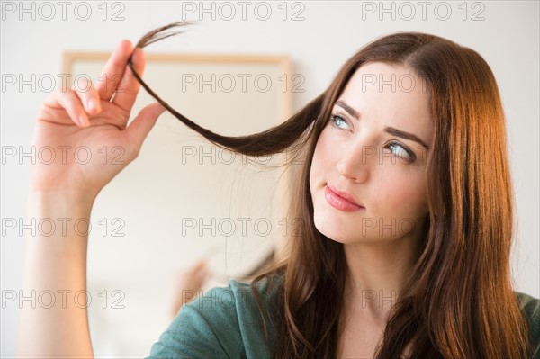 Portrait of young attractive woman