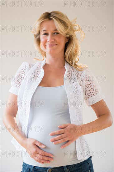 Portrait of pregnant woman