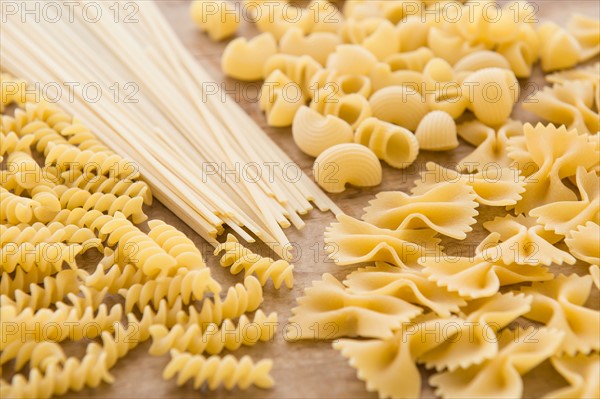 Different types of pasta