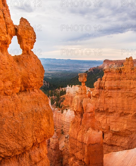 Landscape with cliffs