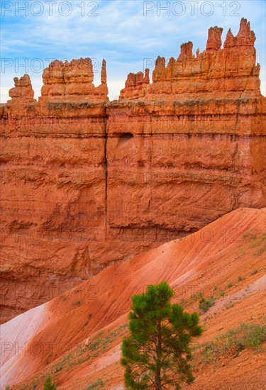 Landscape with cliff