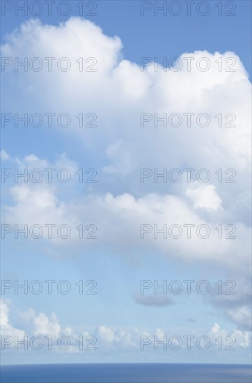 Cloudy sky over sea