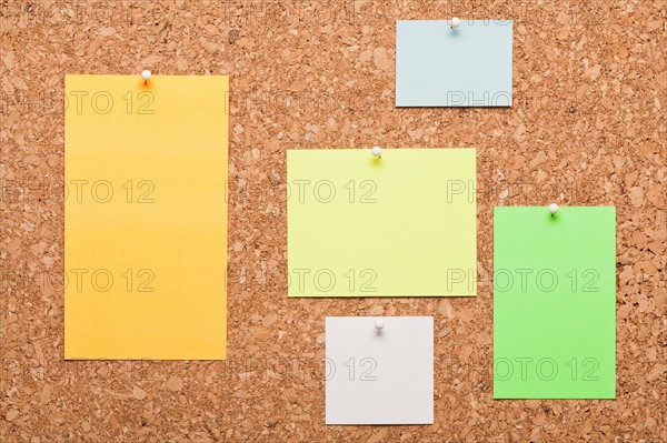 Corkboard with Note papers