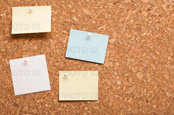 Corkboard with Note papers