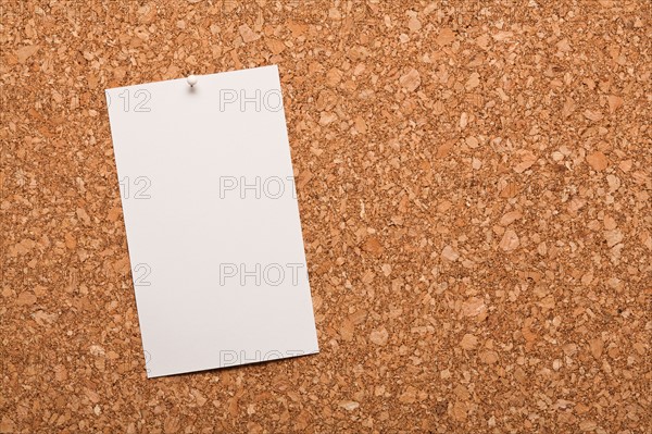 Corkboard with Note paper
