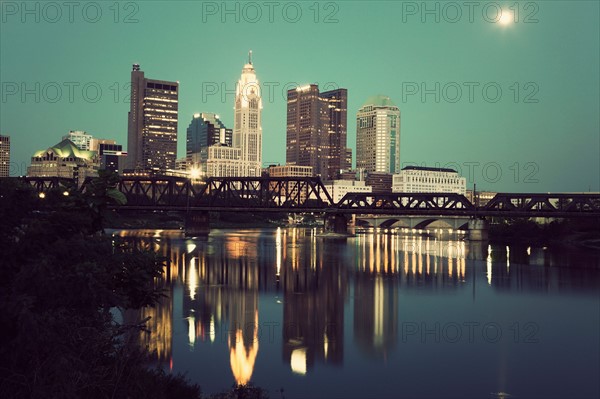 Cityscape at night