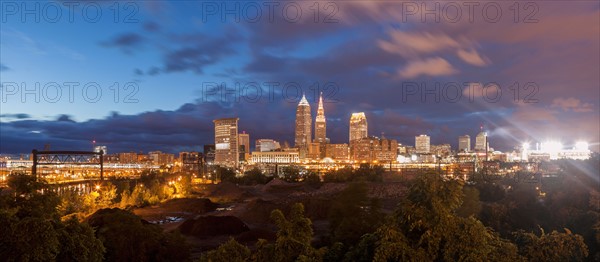 Cityscape at evening