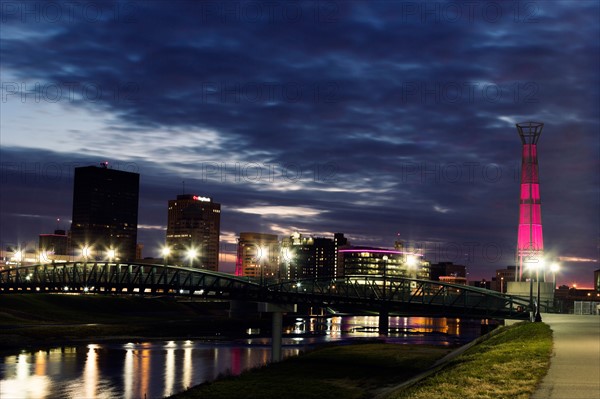 Cityscape at evening