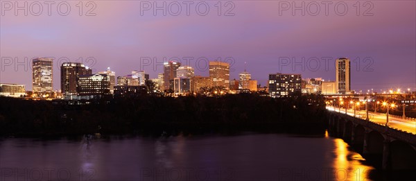 Cityscape at evening