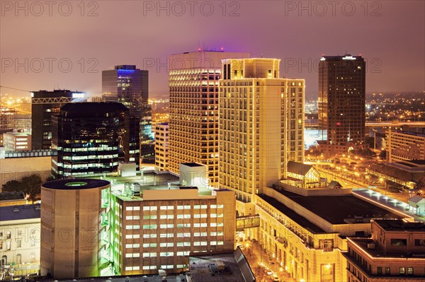 Cityscape at evening