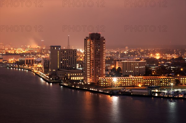 Cityscape at night