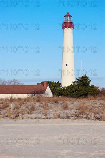 Lighthouse on beach