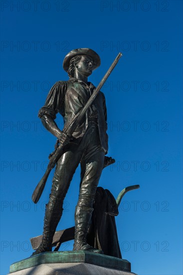 Minutemam statue. Concord, Massachusetts.