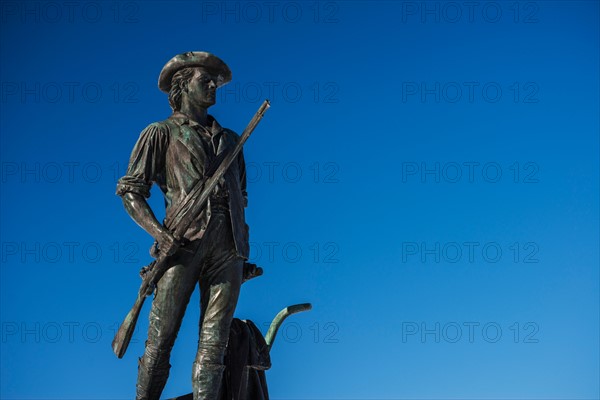 Minutemam statue. Concord, Massachusetts.