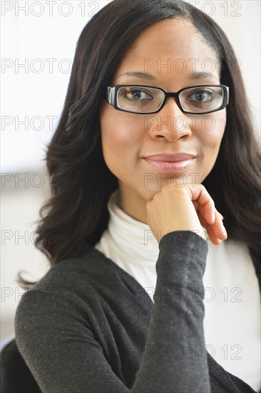 Portrait of female office worker.