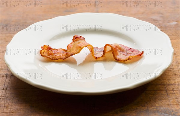 Fried bacon.