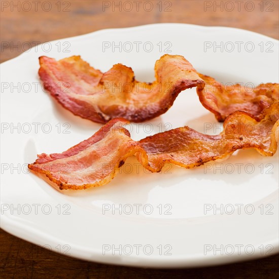 Fried bacon.