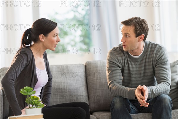 Couple having argument.