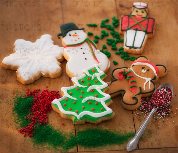 Various christmas cookies