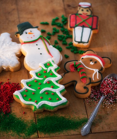 Various christmas cookies