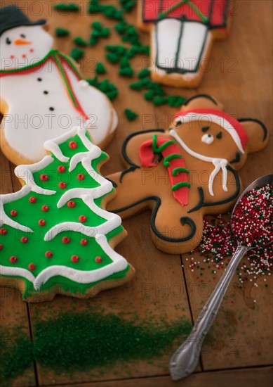 Various christmas cookies