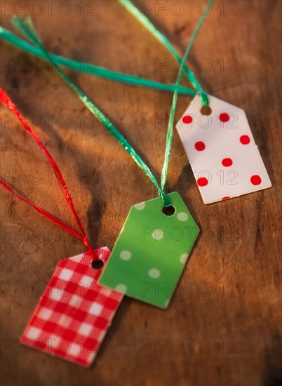 Colorful gift tags