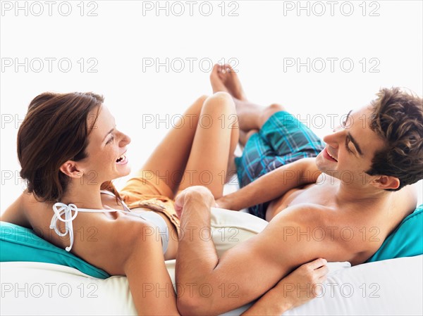 Couple relaxing