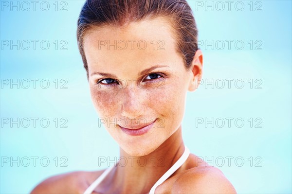 Portrait of young woman