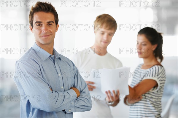 Portrait of coworkers in office