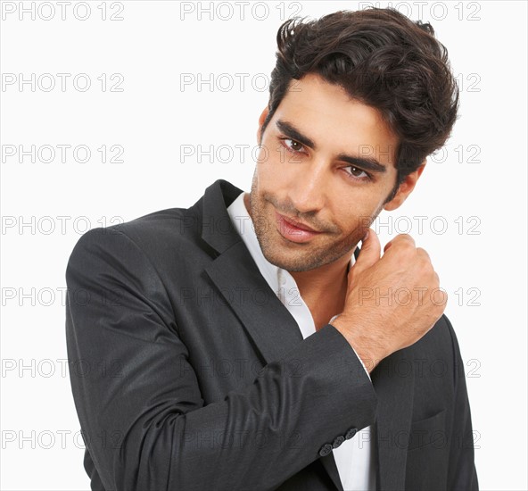 Studio portrait of stylish man