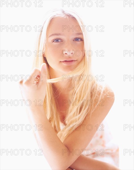 Portrait of teen (16-17) girl