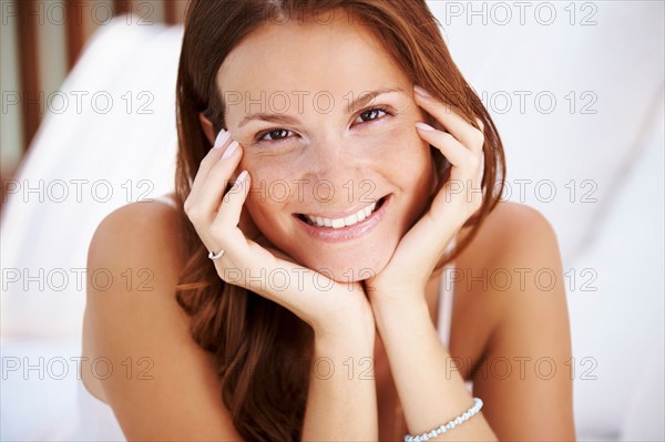 Portrait of woman smiling