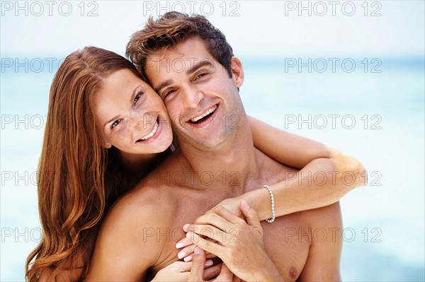 Couple enjoying summer holidays