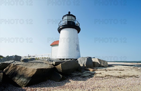 View of Brant Point lighthouse