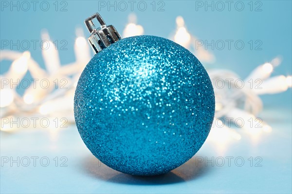 Blue Christmas bauble