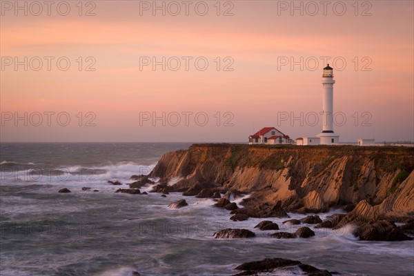 Lighthouse on cliff