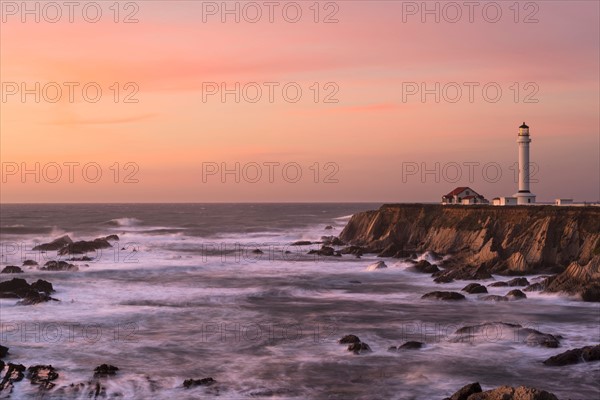 Lighthouse on cliff