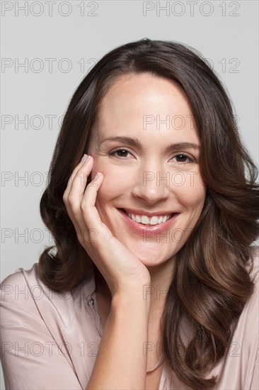 Portrait of woman, studio shot