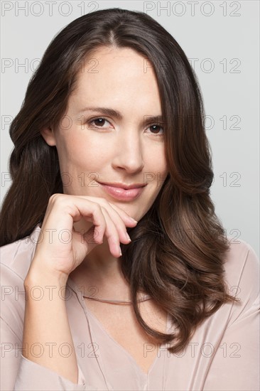 Portrait of woman, studio shot