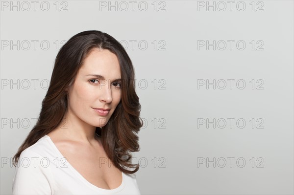 Portrait of woman, studio shot